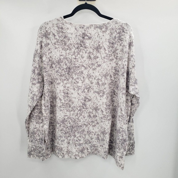 Rachel Hollis Tie Dye Pullover Knit Top Women Size Medium Long Sleeve Sweatshirt - Picture 10 of 11